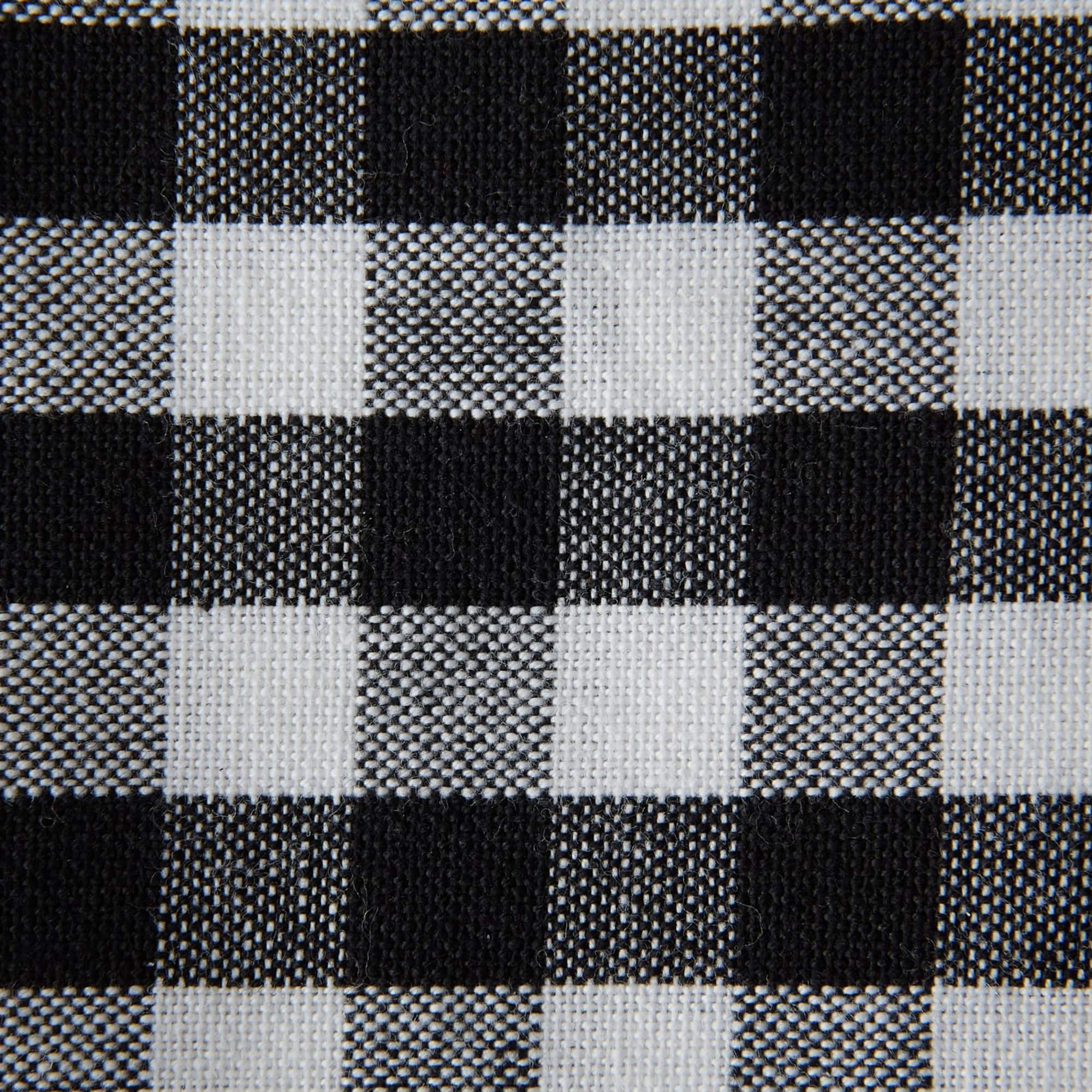 DII® Black & White Gingham Napkin, 4ct.